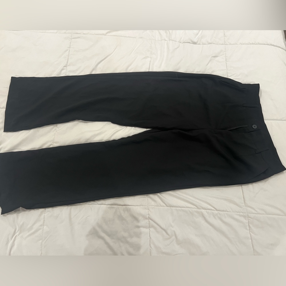 Black Size Small Wide Leg Trousers